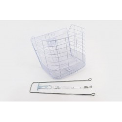 Корзина багажная передняя 26", белая JL-CK055 (возможны царапины, сколы, дефекты покраски) Китай