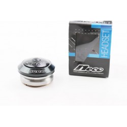 Кермова колонка 1-1/8" (41,8/28,6x41,8/30мм) безрізьбової вилки, інтегрована, пром-підшипники, чорна H51 Neco