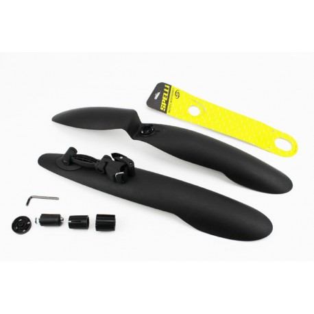 Крила пластмасові 24-26" MTB, чорні SMG-669 SPELLI