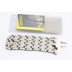 Ланцюг приводний 1/2х3/32"х114L 8 швидкостей, сріблясто-чорний SCH-800 SPELLI