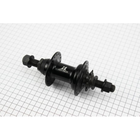 Втулка задняя BMX алюминиевая 14Gx36H драйвер 9Т, ось 14мм, крепл. гайка, чёрная F036-14-9T JOYTECH