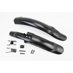 Крила пластмасові 24-26" MTB розсувні, чорні (A-клас) Китай