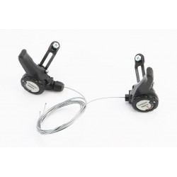 Перемикачі (манетка) 3x7 швидкості, чорні YD-K25 Китай