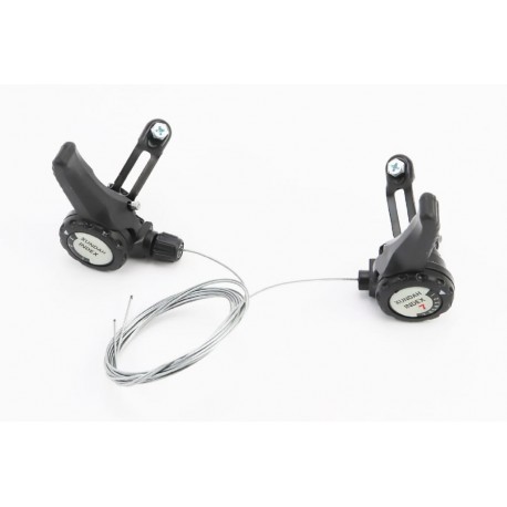 Перемикачі (манетка) 3x7 швидкості, чорні YD-K25 Китай