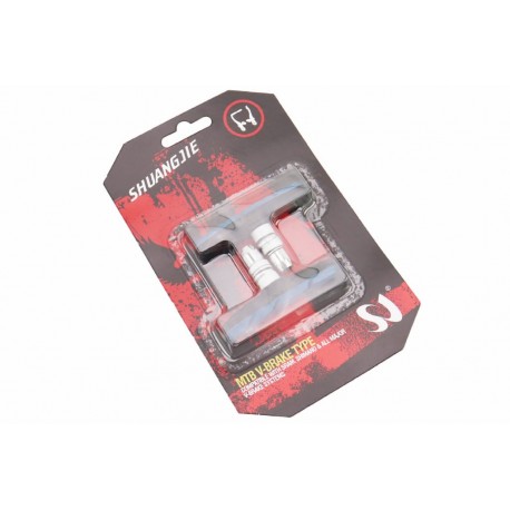 Гальмівні колодки V-brake, сині SHUANGJIE