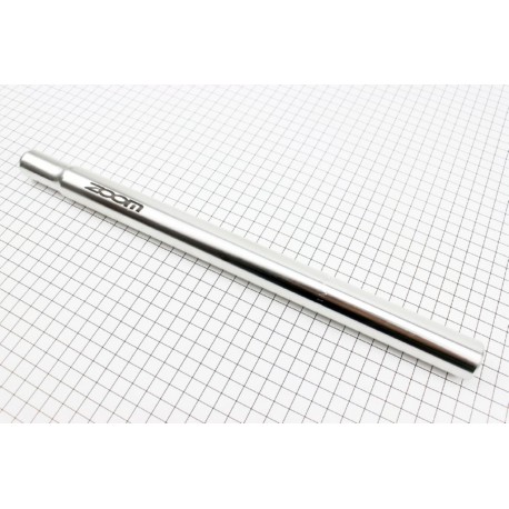 Труба сидіння MTB 27,2х350мм, алюмінієва, без кріплення, срібляста SP-102 ZOOM