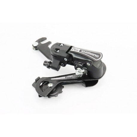 Перемикач ланцюга задній 6зв. кріпл. гачок, чорний Tourney RD-TY 21 SHIMANO