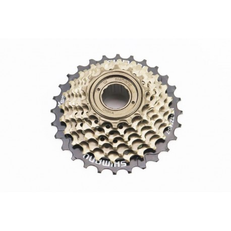 Вільнобіг 7зв. 14.16.18.20.22.24.28Т index, чорно-коричневий MF-TZ 500 SHIMANO