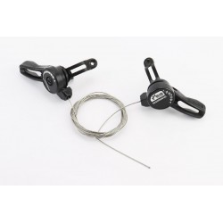 Перемикачі (манетка) 3x7 швидкості, чорні SL-TZ 20 (к-кт без болтів) SHIMANO