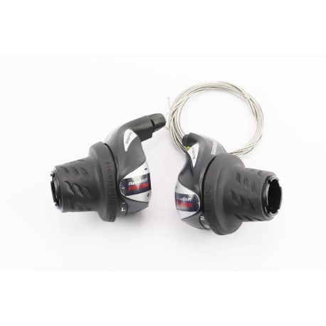 Перемикачі (грипшифт) 3x7 швидкості, чорні SL-RS 36 SHIMANO