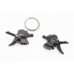 Перемикачі (манетка) 3x8 швидкості, чорні ALTUS SL-M315 SHIMANO