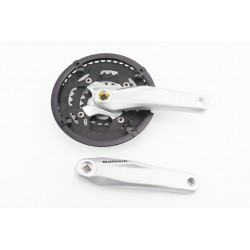 Шатуни "квадрат" 170мм, 44.32.22T MTB, алюмінієві, сірі ALIVIO FC-M431 SHIMANO