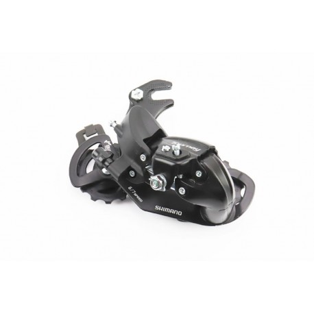Перемикач ланцюга задній 6/7зв. кріпл. гачок, чорний Tourney RD-TY300 SHIMANO