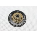 Вольнобег 7зв. 14.16.18.20.22.24.34Т index, чёрно-коричневый MEGARANGE MF-TZ 500CP SHIMANO