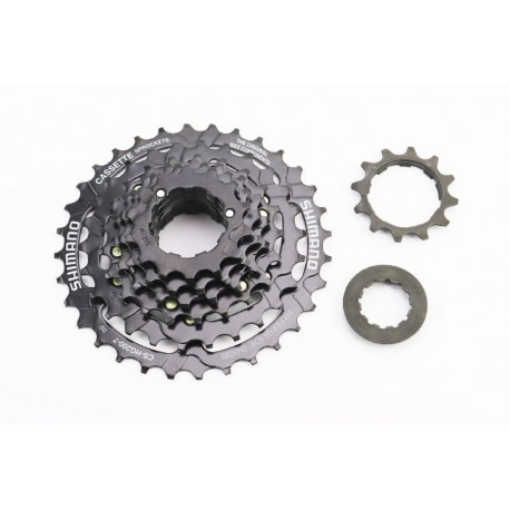 Касета 7зв. 12.14.16.18.21.26.32Т, чорна CS-HG200 SHIMANO