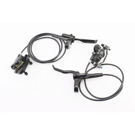 Тормоз Disk-brake гидравлический передний 800мм (F180мм)+задний 1400мм (F180/R160мм), чёрный BR-MT200 SHIMANO