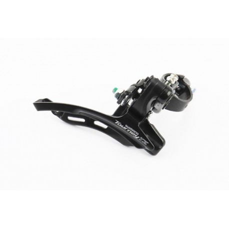 Перемикач ланцюга передній з верхньою тягою, кріпл. 28,6мм, під зірку 42Т, чорний FD-TZ 500 SHIMANO