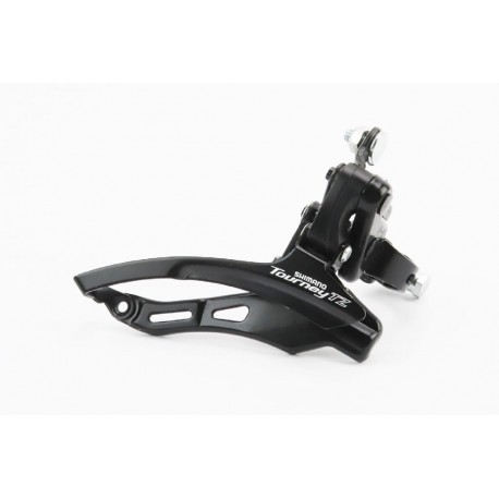 Перемикач ланцюга передній з нижньою тягою, кріпл. 28,6мм, під зірку 42T, чорний FD-TZ 500 SHIMANO