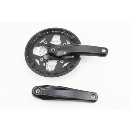 Шатуни "Octalink" 175мм, 48.36.26T MTB, алюмінієві, чорні ALIVIO FC-M431 SHIMANO