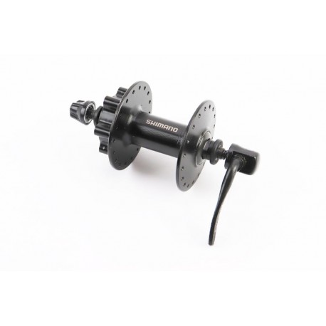 Втулка передня MTB алюмінієва 14Gx36H, Disk-brake, кріпл. ексцентрик, чорна Tourney HB-TX506 SHIMANO