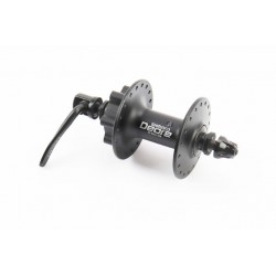 Втулка передняя MTB алюминиевая 14Gx36H, Disk-brake, крепл. эксцентрик, чёрная DEORE НВ-M525A SHIMANO