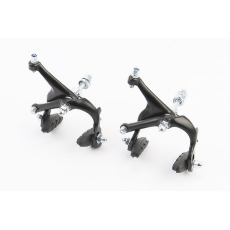 Гальмо ROAD V-brake кліщового типу, переднє+заднє, хід колодки 37-48мм, алюмінієве, чорне AR-2004D ARTEK