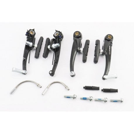 Гальмо V-brake 110мм (2 колеса), алюмінієве, чорне С-310 TEKTRO