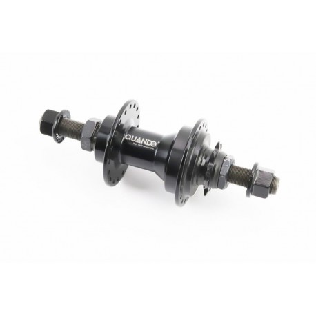 Втулка задня BMX алюмінієва 14Gx36H драйвер 9т, вісь 14мм, кріпл. гайка, чорна KT-M89R QUANDO