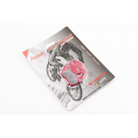 Гальмівні колодки Disk-brake (Magura marta 2009, Louise 2007, Julie HP), червоні YL-1006 Andson