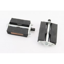 Педалі CITY 9/16" (124x75x25мм) метало-гумові Китай