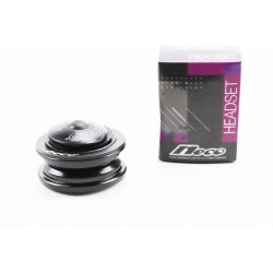 Кермова колонка 1-1/8" (44/28,6x44/30мм) безрізьбової вилки, напівінтегрована, чорна H115 Neco