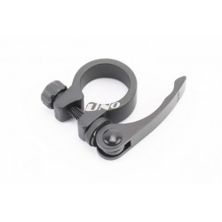 Зажим (хомут) трубы сиденья MTB 28,6мм, крепл. эксцентрик, алюминиевый, чёрный XTB-C UNO