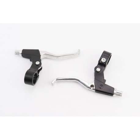 Гальмівні ручки, алюмінієві, чорно-сірі Китай (406161)