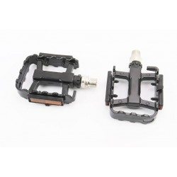 Педалі MTB 9/16" (105x67x25мм) алюмінієві, 1 пром-підшипник (6х13х5), чорні HX-V22 Китай