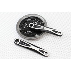 Шатуни "квадрат" 170мм, 42.34.24T MTB, алюмінієві, чорні DOTEK Китай