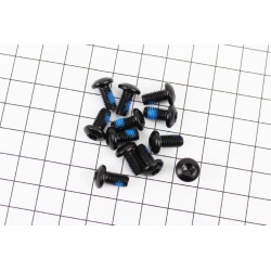 Болт гальмівного диска M5x9мм, під ключ Т25, 12шт к-кт, чорний Китай