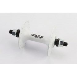 Втулка передняя FIX алюминиевая 14Gx36H, крепл. гайка, белая KT-DPB F QUANDO