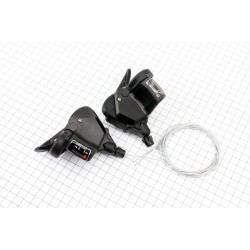 Перемикачі (манетка) 3x7 швидкості, чорні TS38 micro-SHIFT