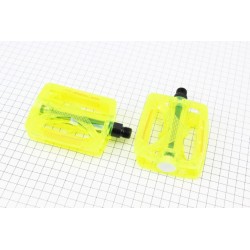 Педали MTB 9/16" (110x86x29mm) поликарбонатные, салатовые HC-JD185 Китай