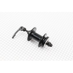 Втулка передняя MTB алюминиевая 14Gx36H под диск. тормоз, 2 пром-подшипники 6200 2RS черная SF-B07F Китай