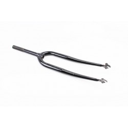 Вилка 28" с резьбой 1" (25,4мм), шток 200мм, черная Китай