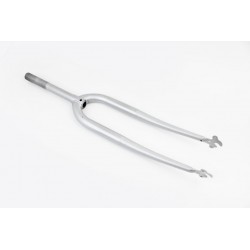 Вилка 28" с резьбой 1" (25,4мм), шток 200мм, серая (возможны царапины, дефекты покраски) Китай