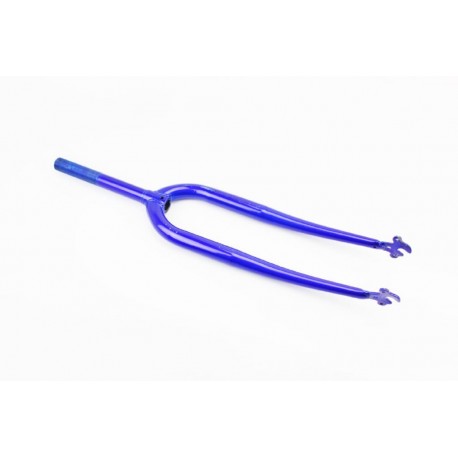 Вилка 28" с резьбой 1" (25,4мм), шток 200мм, синяя Китай