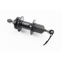 Втулка задня MTB алюмінієва 14Gx36H під касету 8-10зв, Disk-brake, кріпл. ексцентрик, чорна KT-MD4R QUANDO