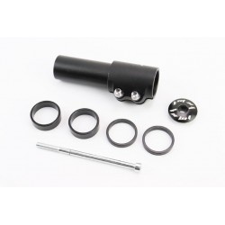 Подовжувач штока вилки 1-1/8” (28,6 мм)х117мм, алюмінієвий, чорний HR-117 Китай