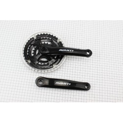 Шатуни "квадрат" 170мм, 42.34.24T MTB, чорні GS-P321 AVANTI