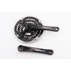 Шатуни "квадрат" 170мм, 48.38.28T MTB, чорні GS-P323 AVANTI