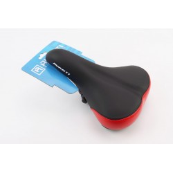 Сидіння MTB 255x180мм, чорно-червоне AVY-6753 AVANTI