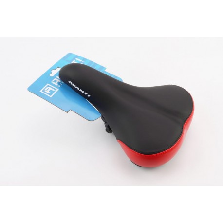 Сидіння MTB 255x180мм, чорно-червоне AVY-6753 AVANTI