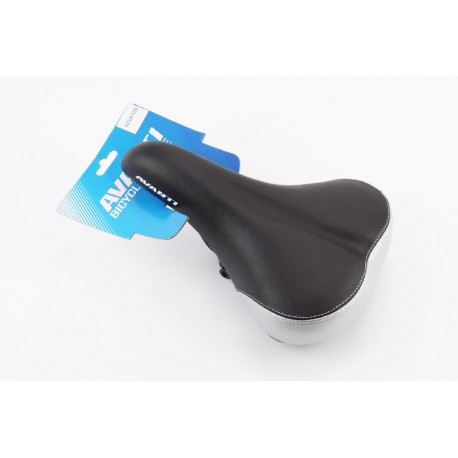 Сиденье MTB 255x180мм, чёрно-серое AVY-6753 AVANTI